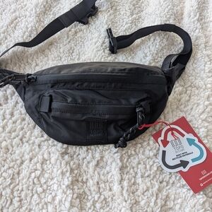 Topo Designs Black Belt Bag Sleek Durable Adjustable